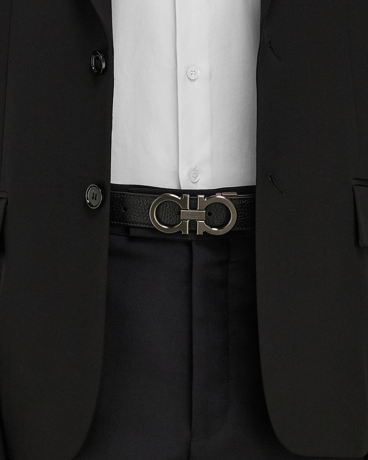 Ferragamo Men 's Reversible Gancini-Buckle Belt | Thumbnail 5