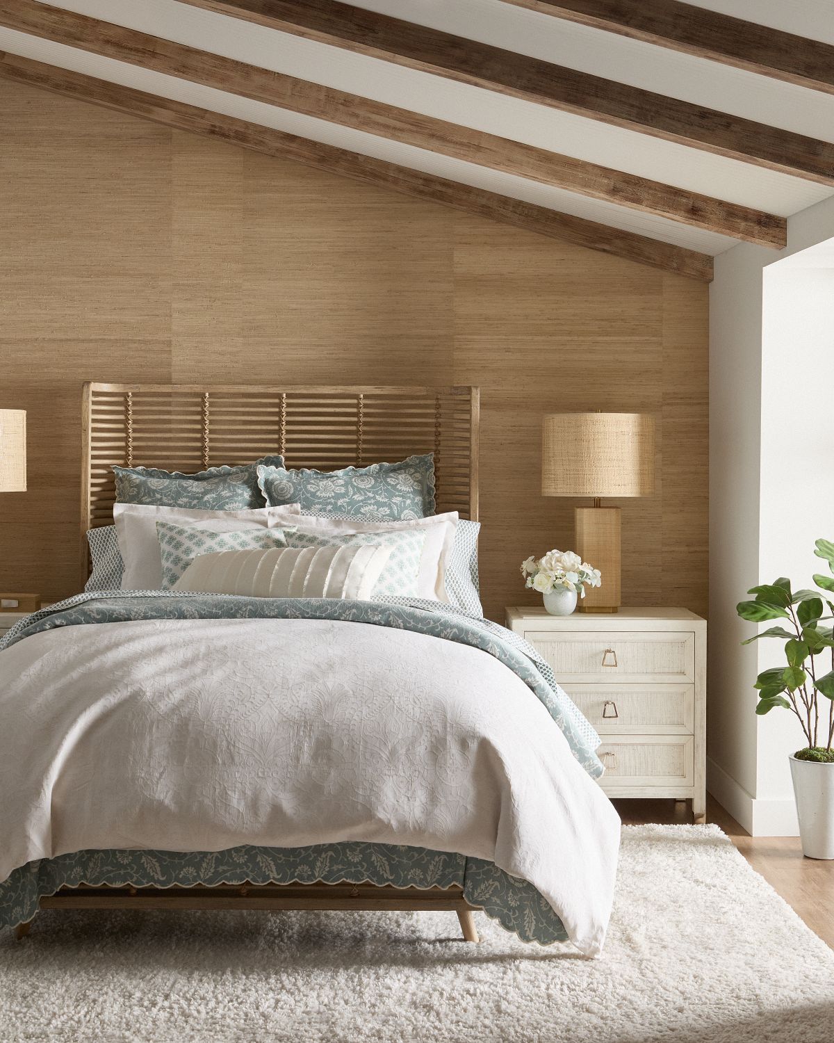John Robshaw Cala Queen Fitted Sheet | Thumbnail 2 John Robshaw Cala Queen Fitted Sheet | Thumbnail 2