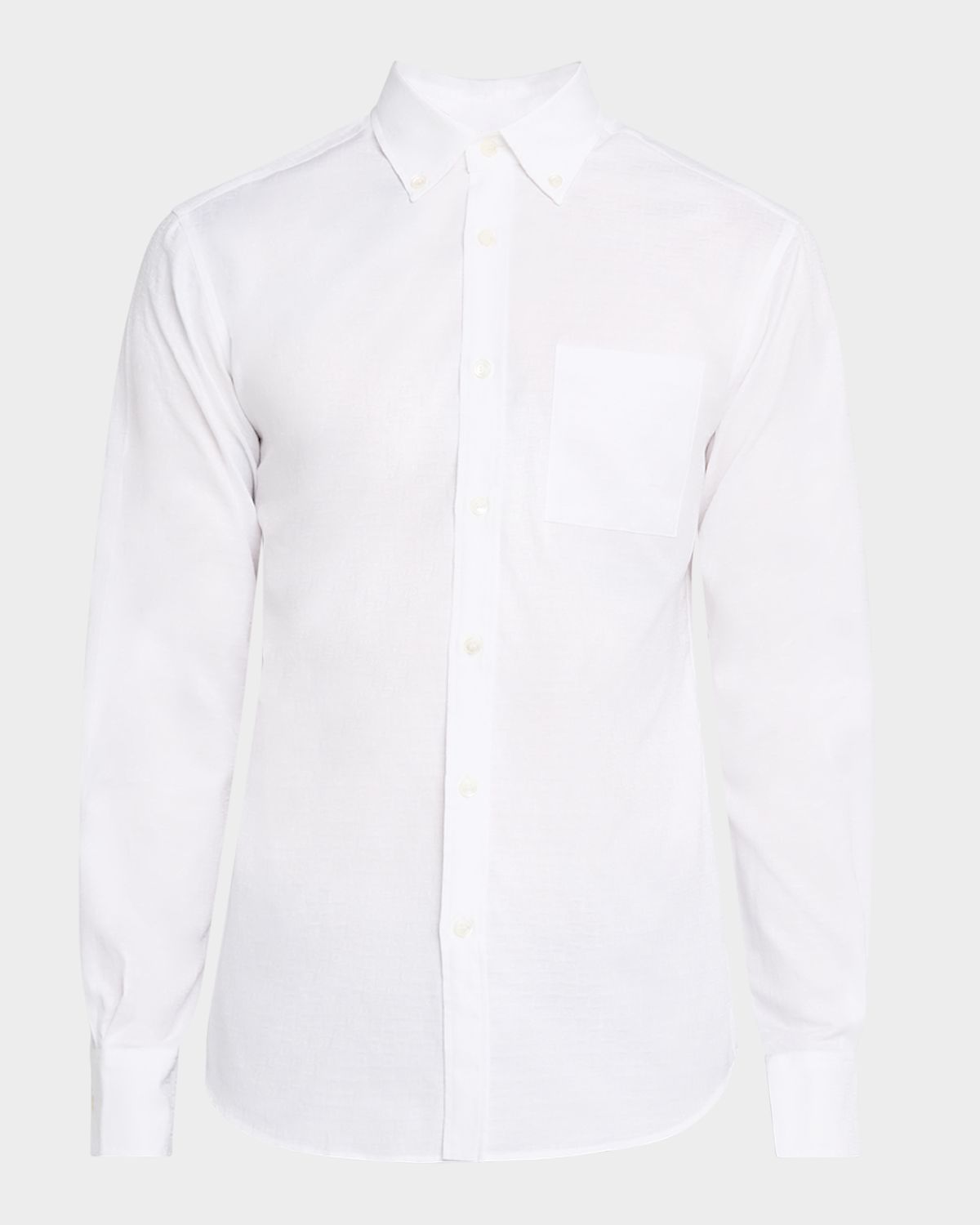 Ferragamo Men 's Gancio Oxford Sport Shirt