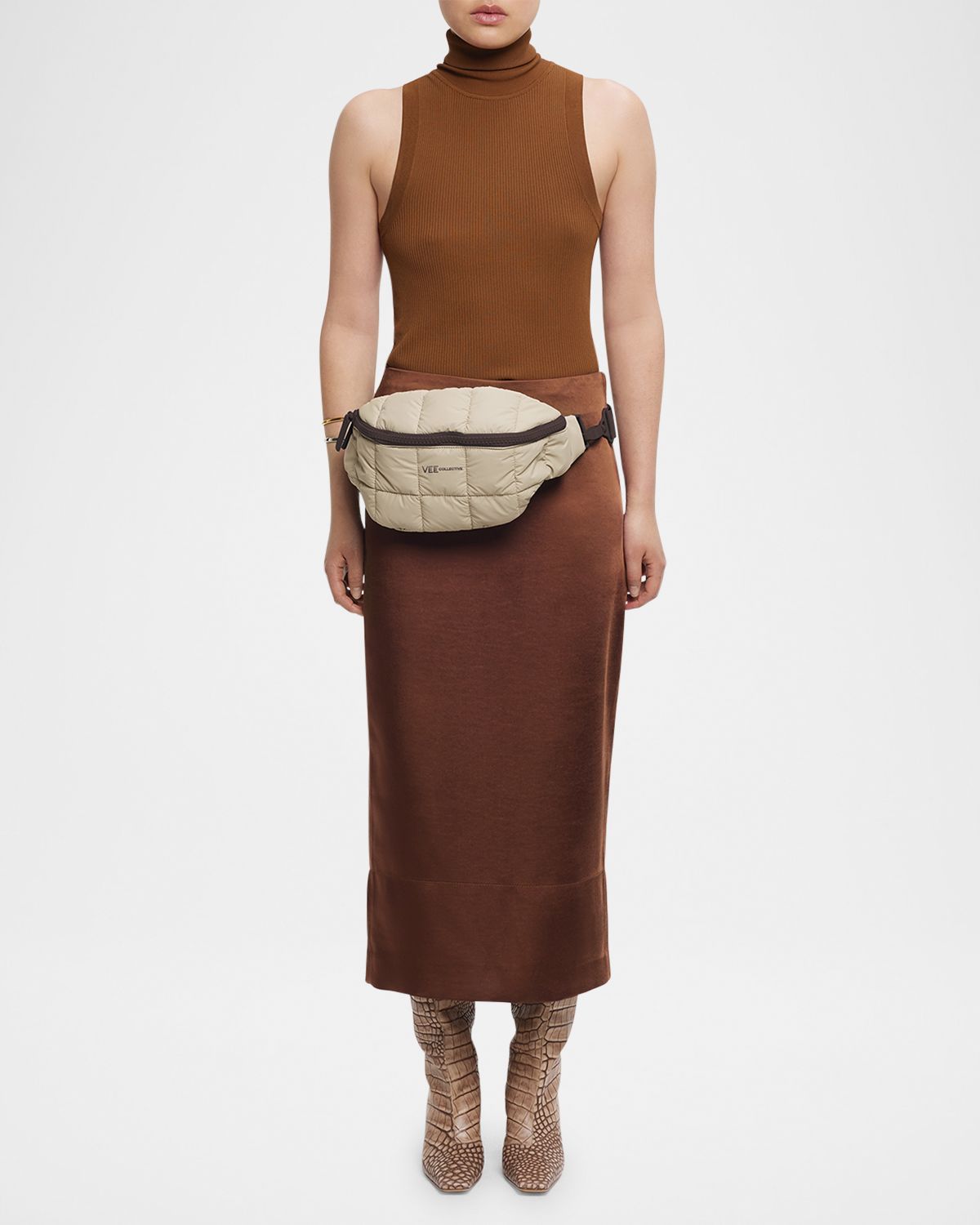 VeeCollective Porter Sling Quilted Belt Bag