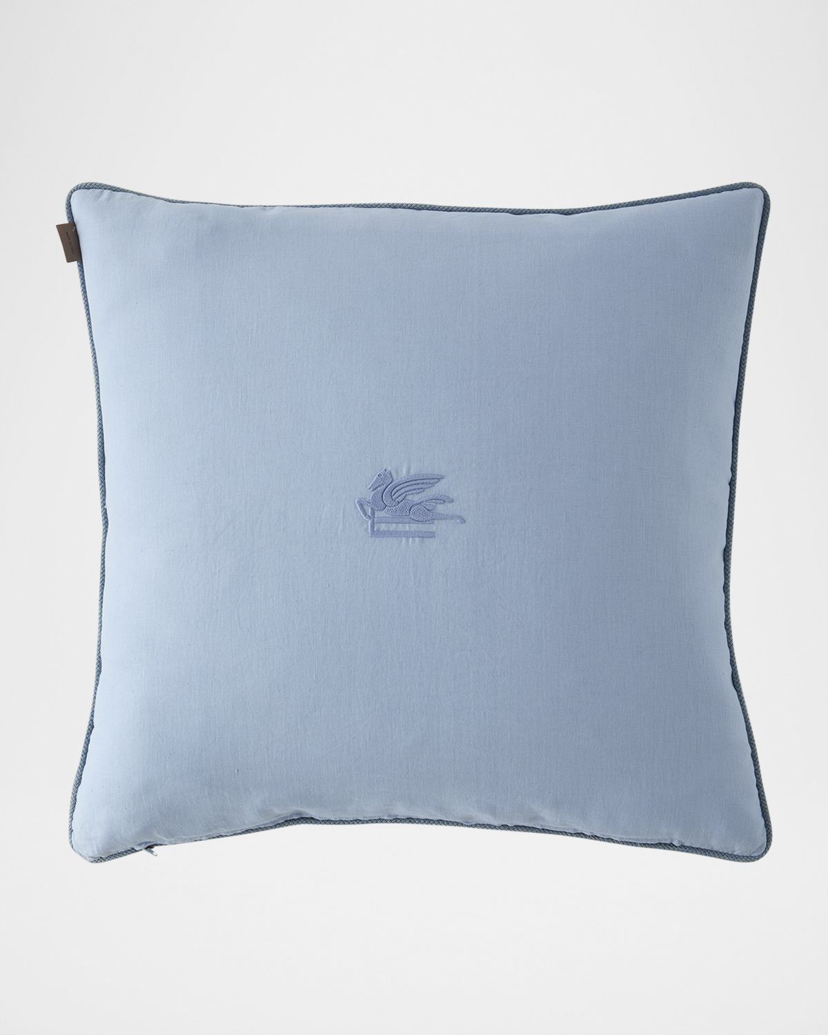 Etro Calathea Embroidered Pillow with Cord, 24" Square