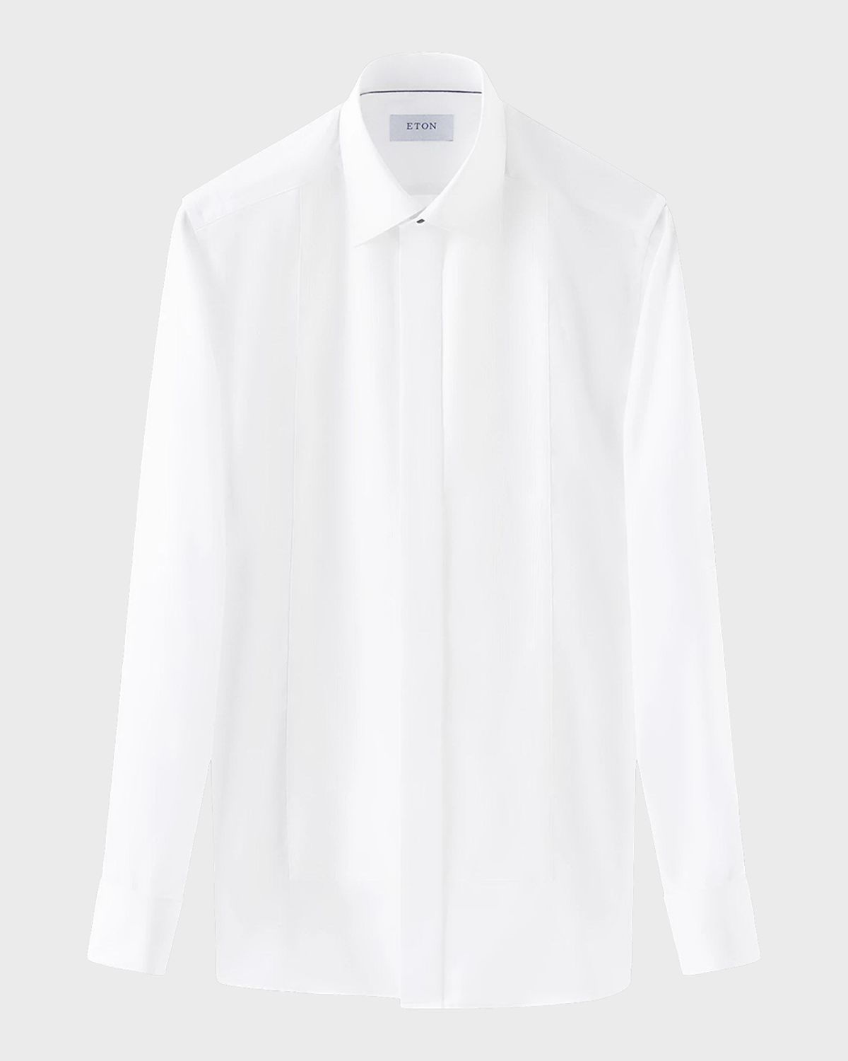 Eton Men 's Stripe Bib-Front Contemporary Fit Dress Shirt