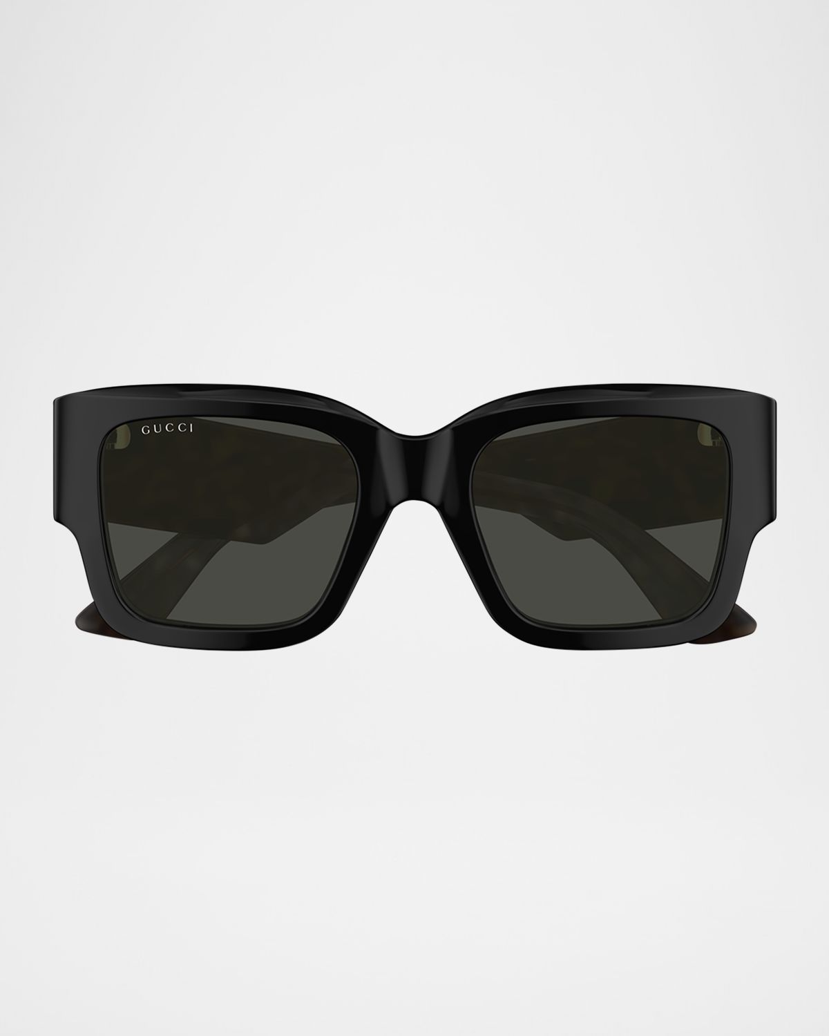 Gucci Oversized Rectangle Acetate Sunglasses