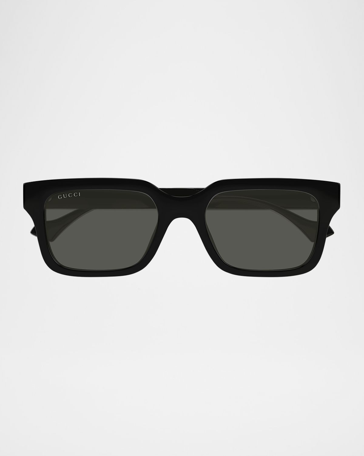 Gucci Men 's Transparent Rectangle Sunglasses