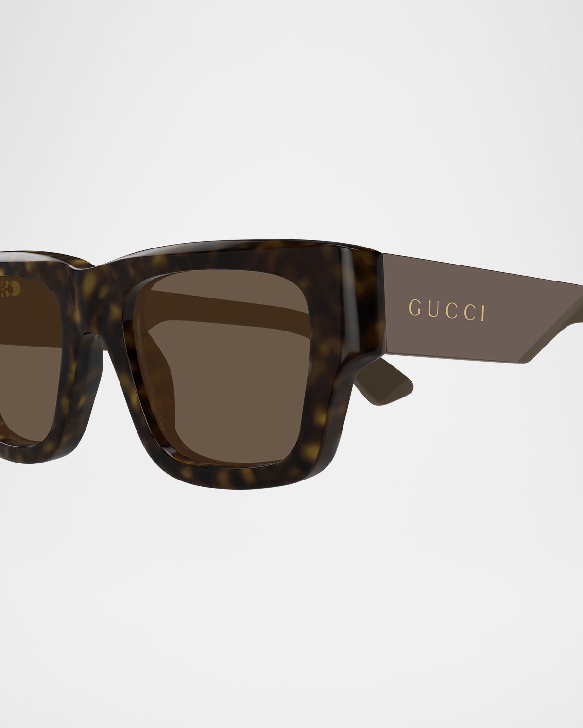 Gucci Men 's Gg1668sm Acetate Rectangle Sunglasses