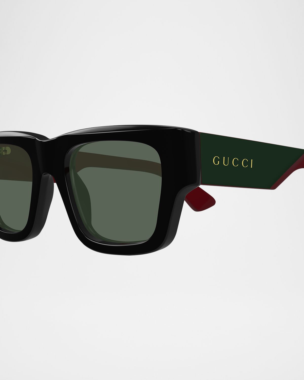 Gucci Men 's Gg1668sm Acetate Rectangle Sunglasses