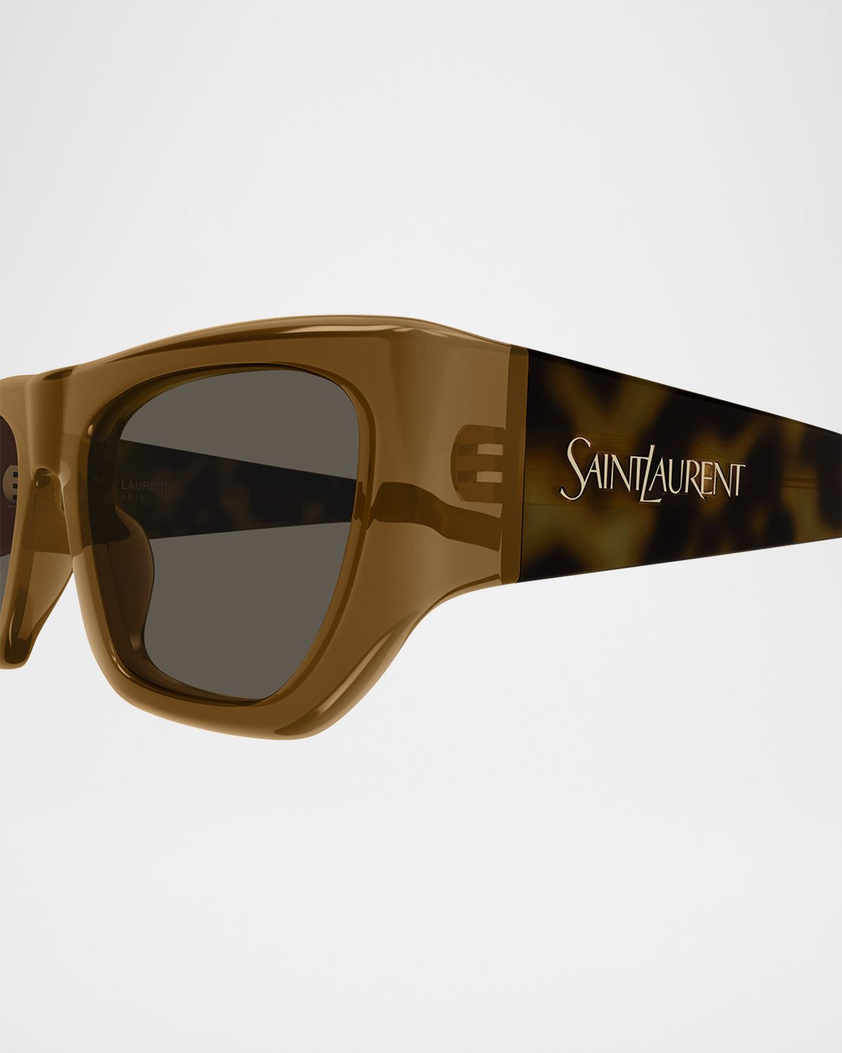 Saint Laurent Rectangle Acetate Sunglasses