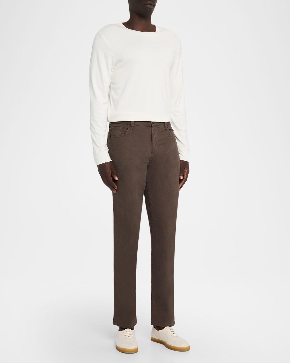 Vince Men 's Dylan Peached Cotton 5-Pocket Pants