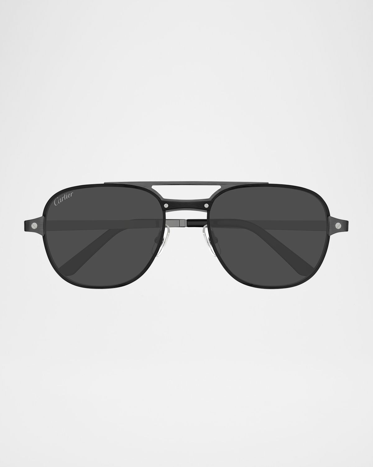 Cartier Men 's CT0477SM Metal Aviator Sunglasses