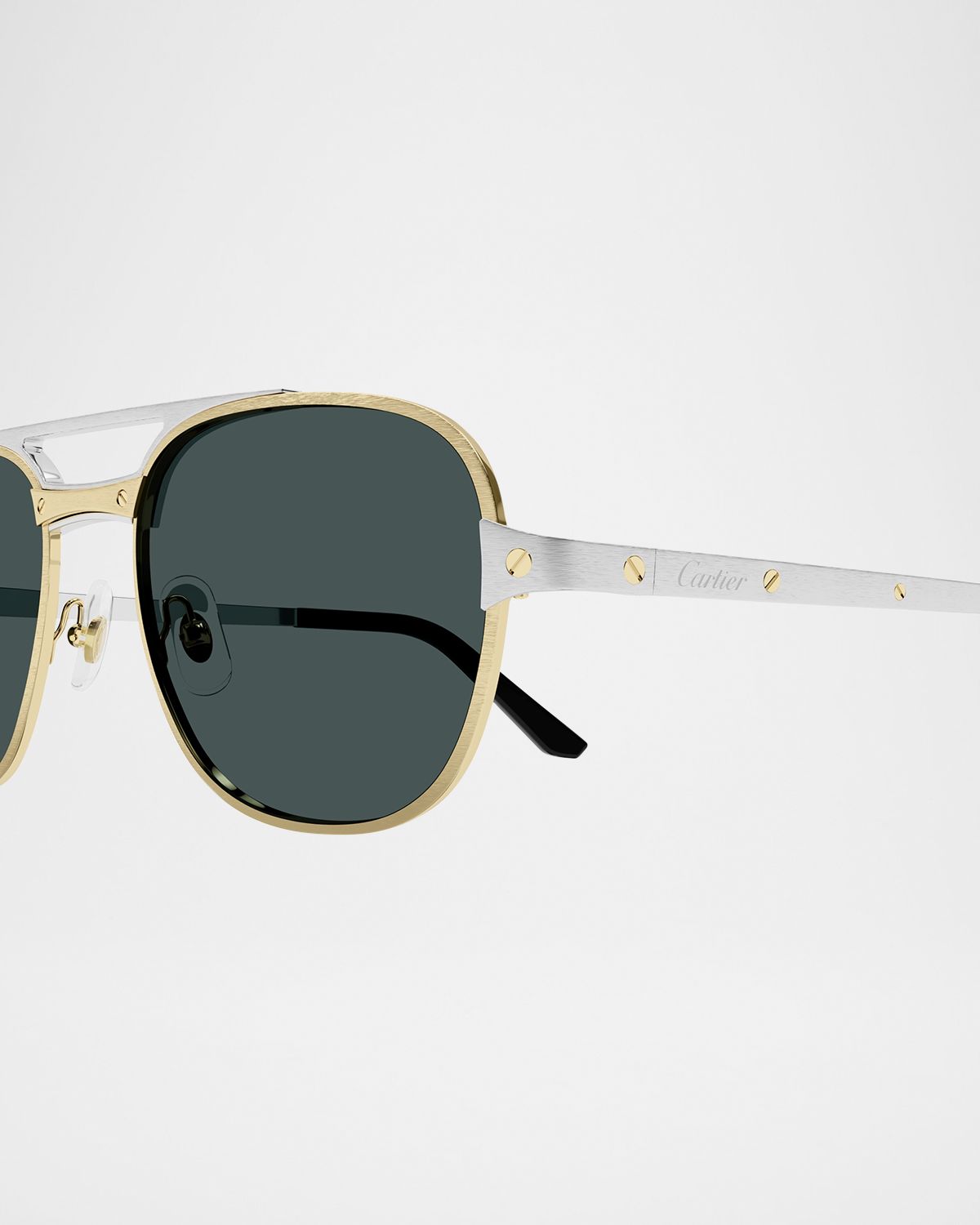 Cartier Men 's CT0477SM Metal Aviator Sunglasses - Women's Accessories