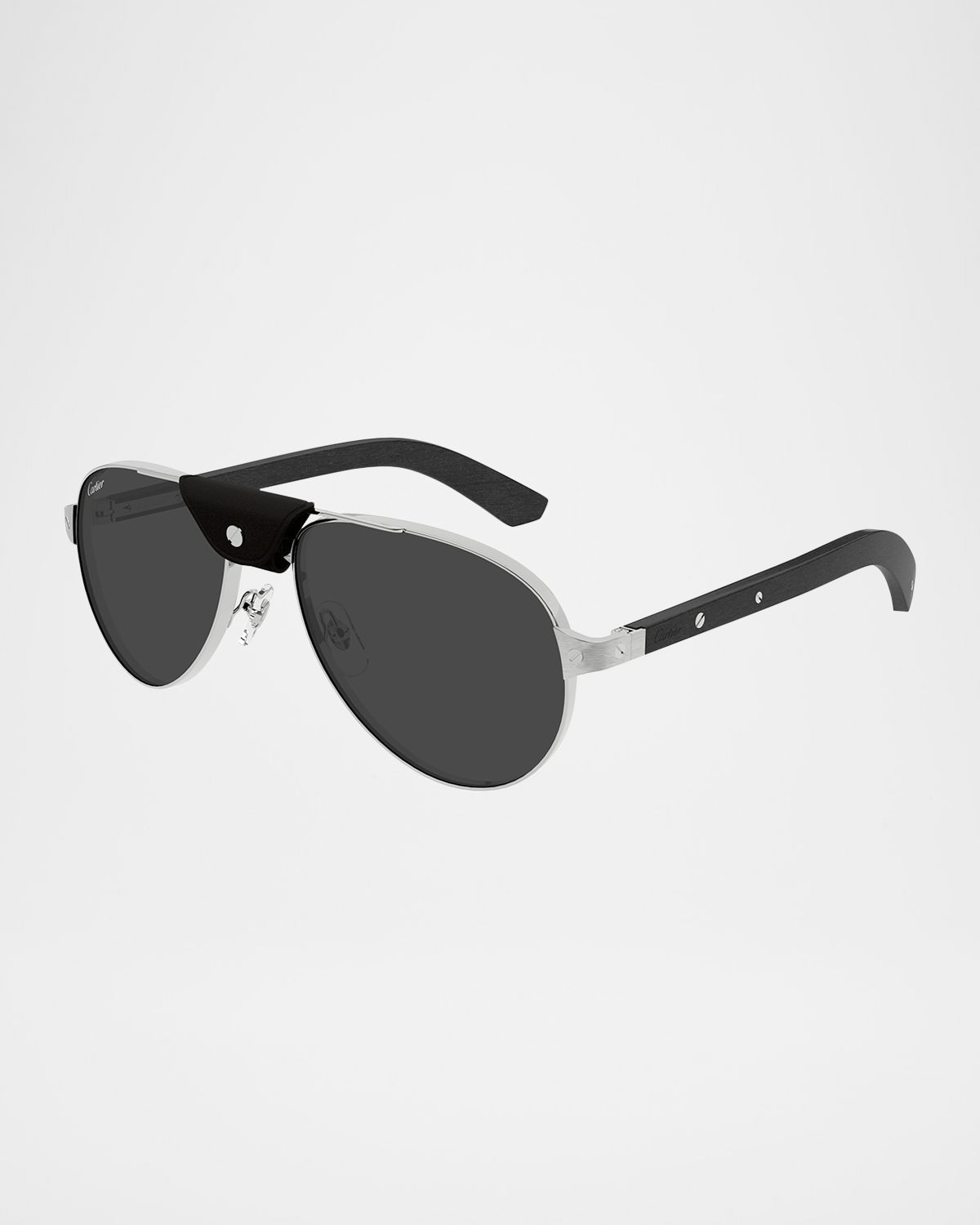 Cartier Men 's CT0495SM Metal Aviator Sunglasses