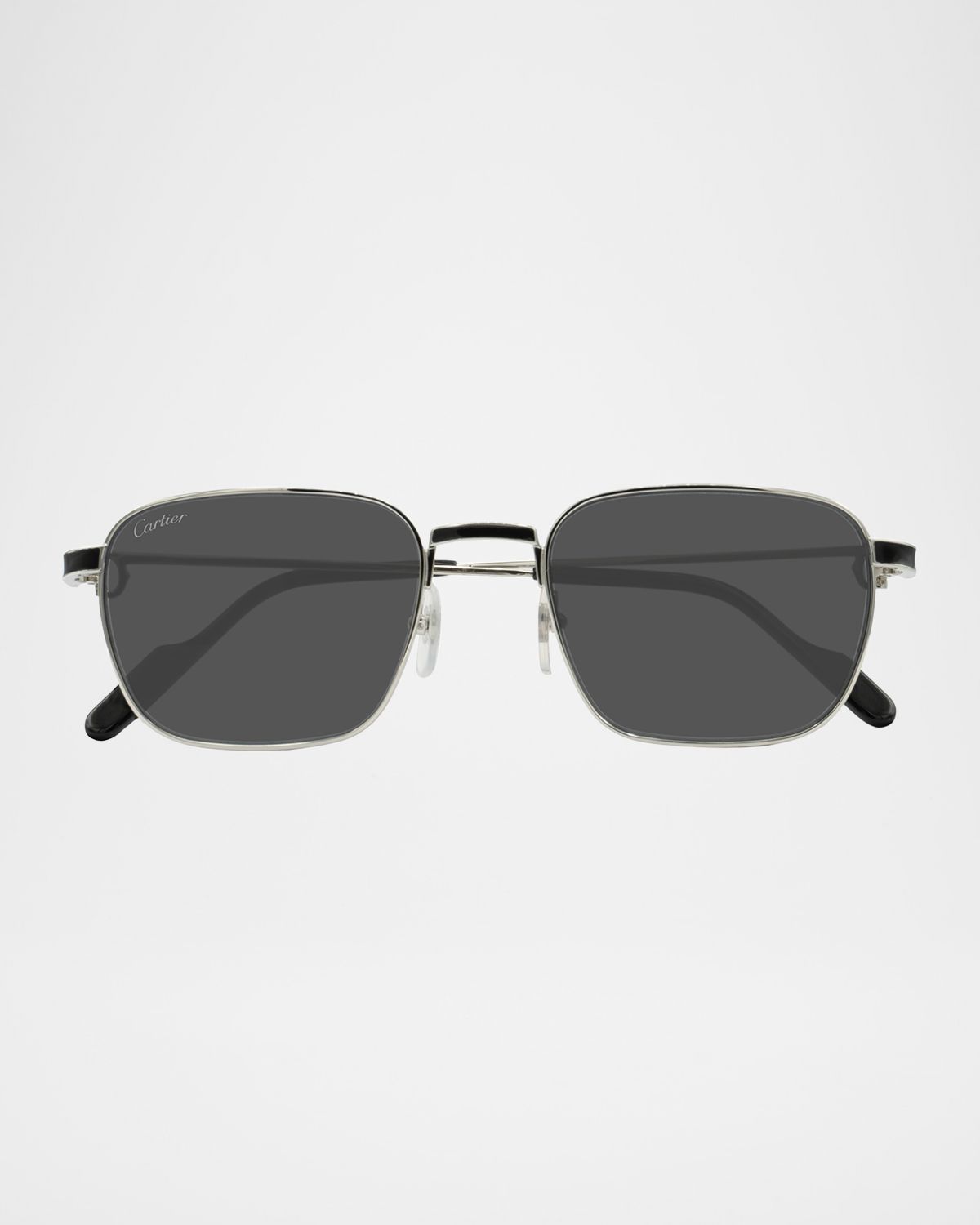 Cartier Men 's CT0497SM Metal Rectangle Sunglasses