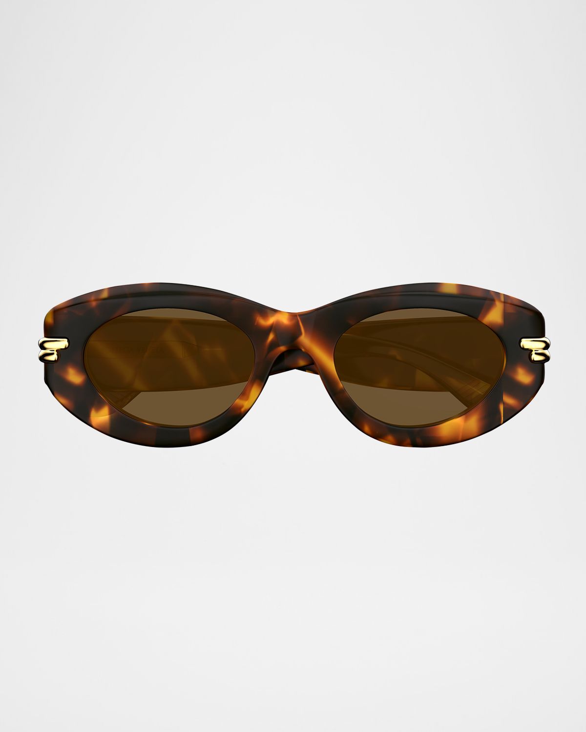 Bottega Veneta Round Acetate Sunglasses