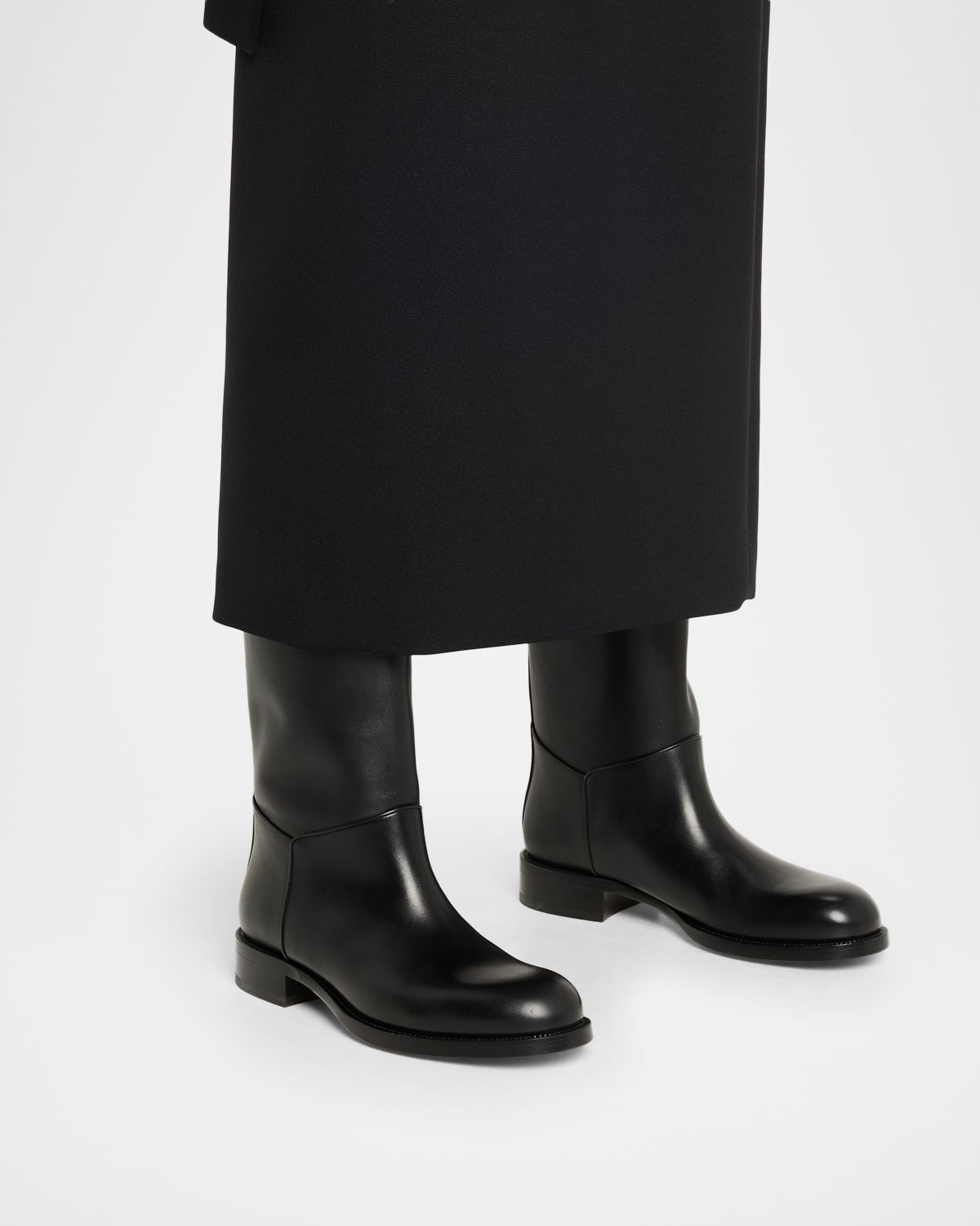 THE ROW Nobilis Leather Mid Riding Boots | Thumbnail 6