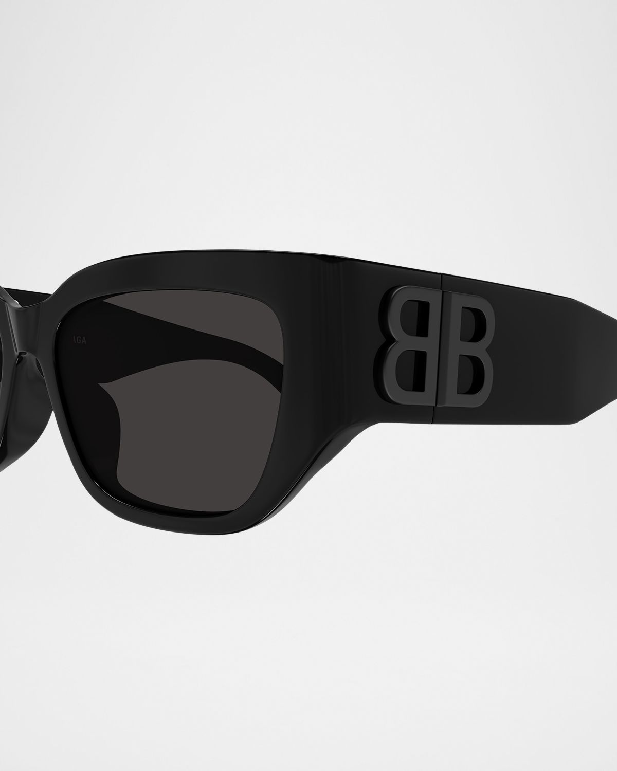 Balenciaga BB Logo Cat Eye Acetate Sunglasses