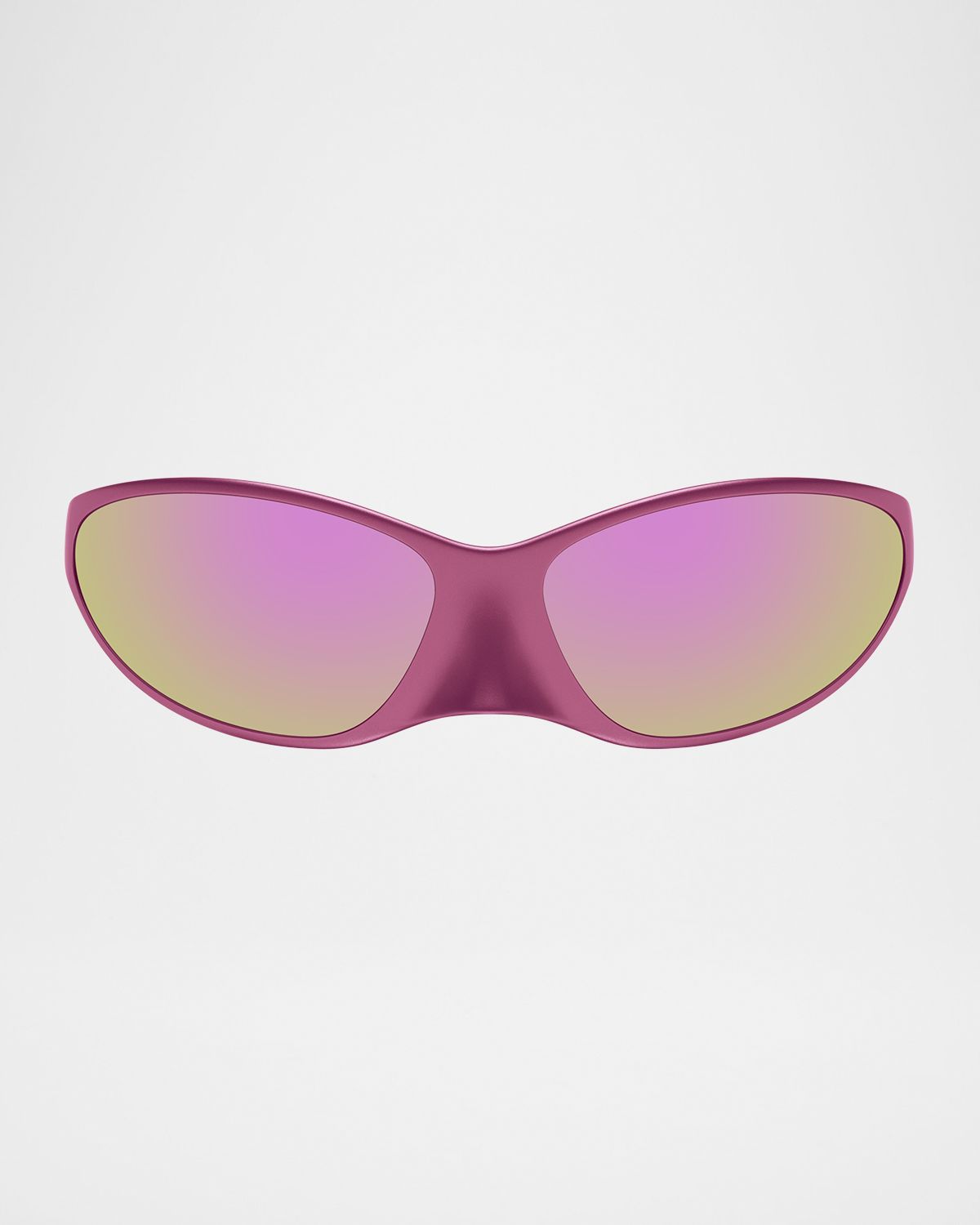 Balenciaga Aluminum Wrap Sunglasses