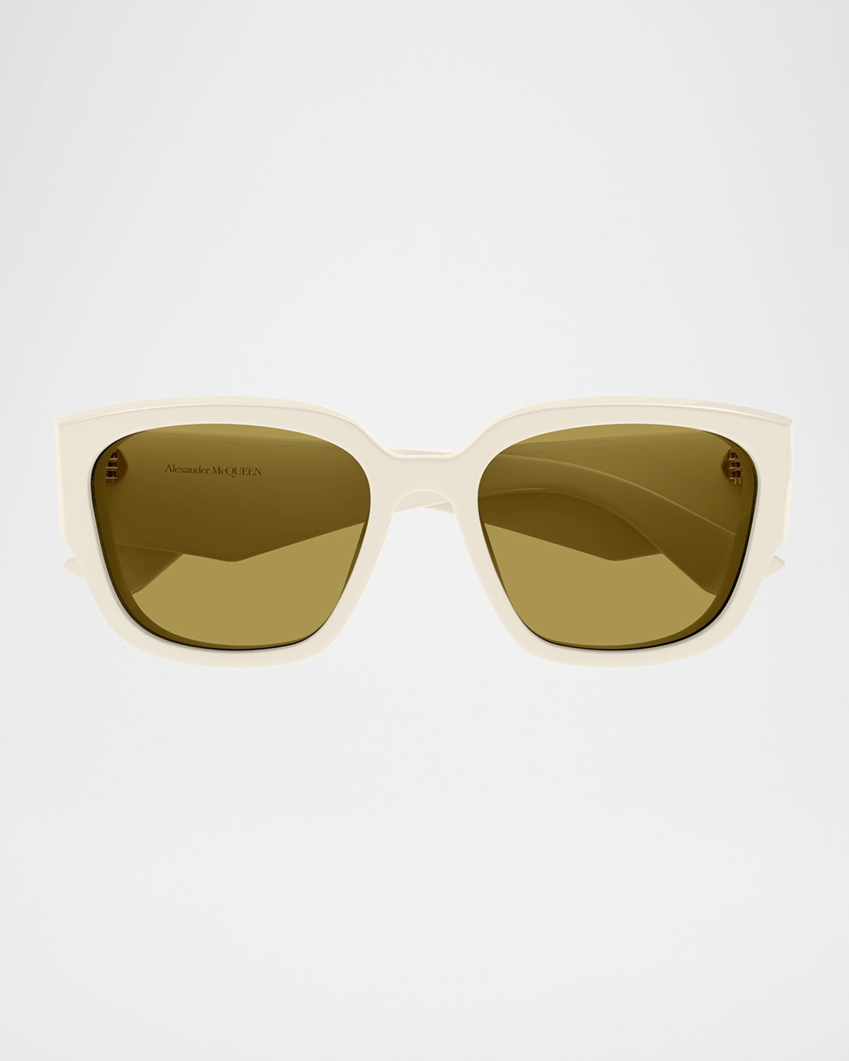McQueen Rectangle Acetate Sunglasses