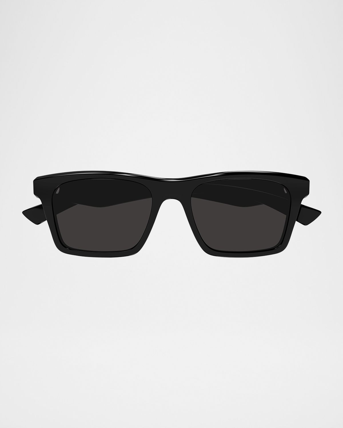 McQueen Men 's AM0472SM Acetate Rectangle Sunglasses