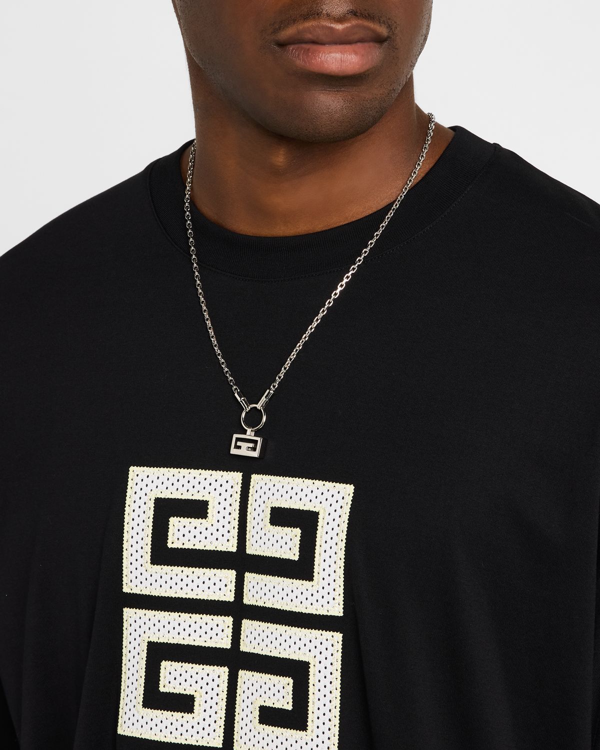 Givenchy Men 's Small 2G Pendant Necklace