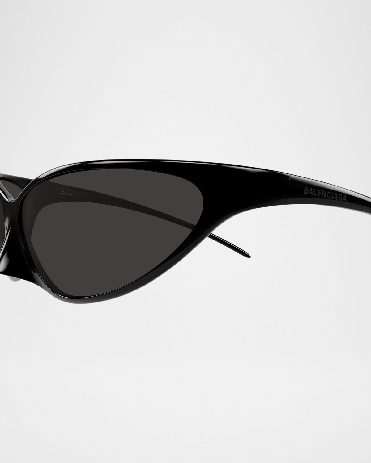 Balenciaga Aluminum Wrap Sunglasses