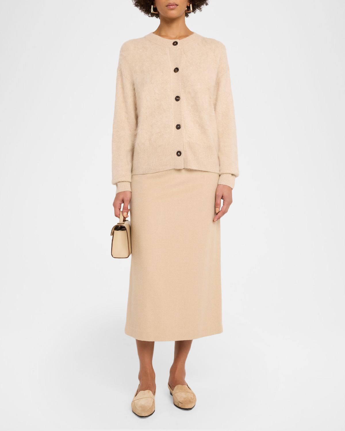 Lafayette 148 New York Cashmere-Blend Midi Pencil Skirt | Thumbnail 5 Lafayette 148 New York Cashmere-Blend Midi Pencil Skirt | Thumbnail 5
