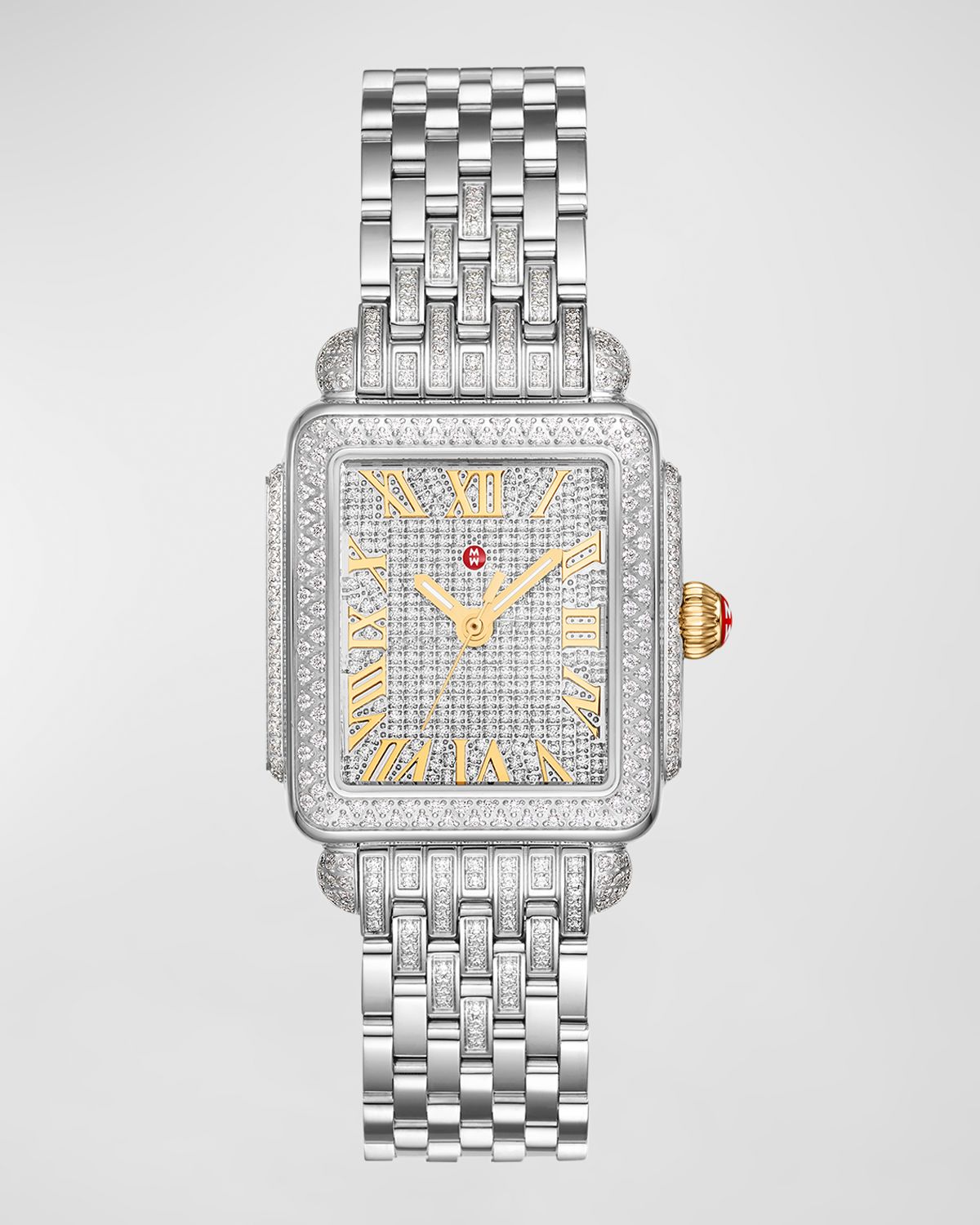 MICHELE Special Edition Deco Madison Mid Diamond Ultimate Pave Watch