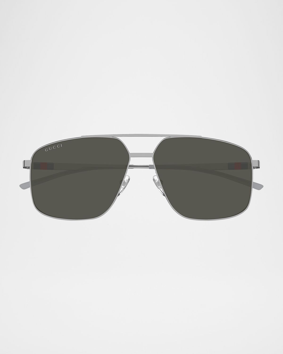 Gucci Men 's GG1676SM Metal Aviator Sunglasses