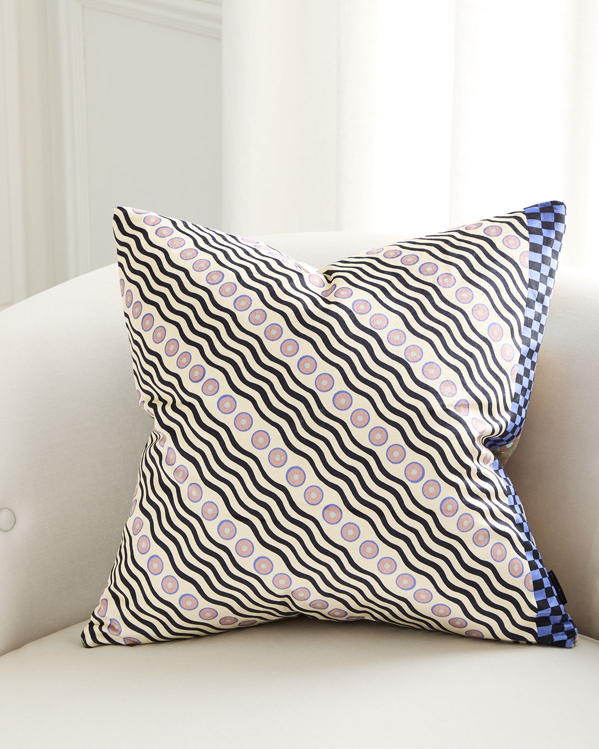 Christian Lacroix Bohemian Rapsody Mosaique Decorative Pillow, 20" Square