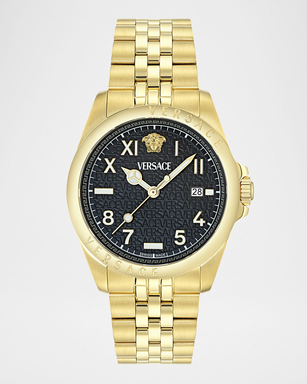 Versace Anteo IP Yellow Gold Bracelet Watch, 41mm