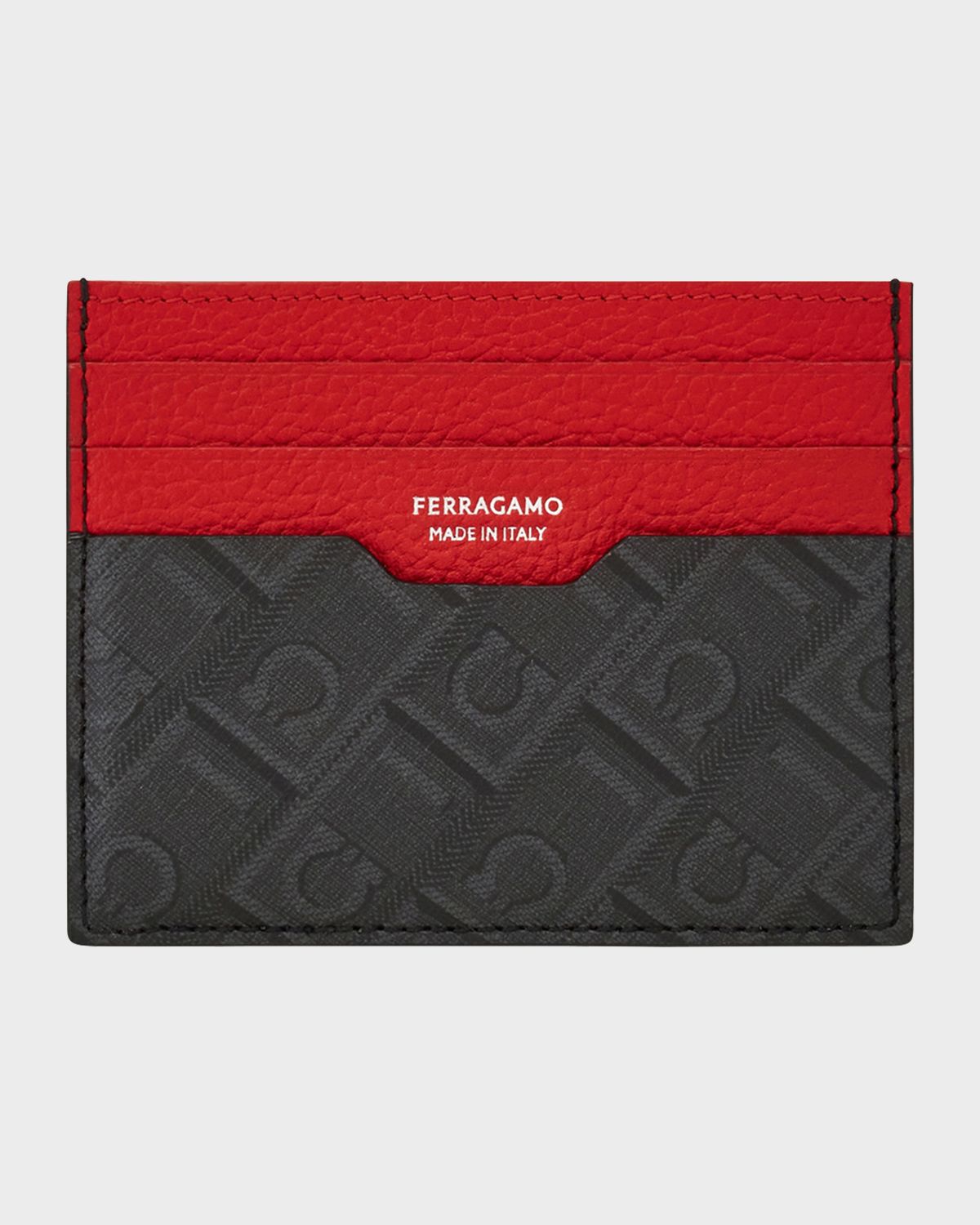 Ferragamo Men 's Monogram Card Case | Thumbnail 3 Ferragamo Men 's Monogram Card Case | Thumbnail 3