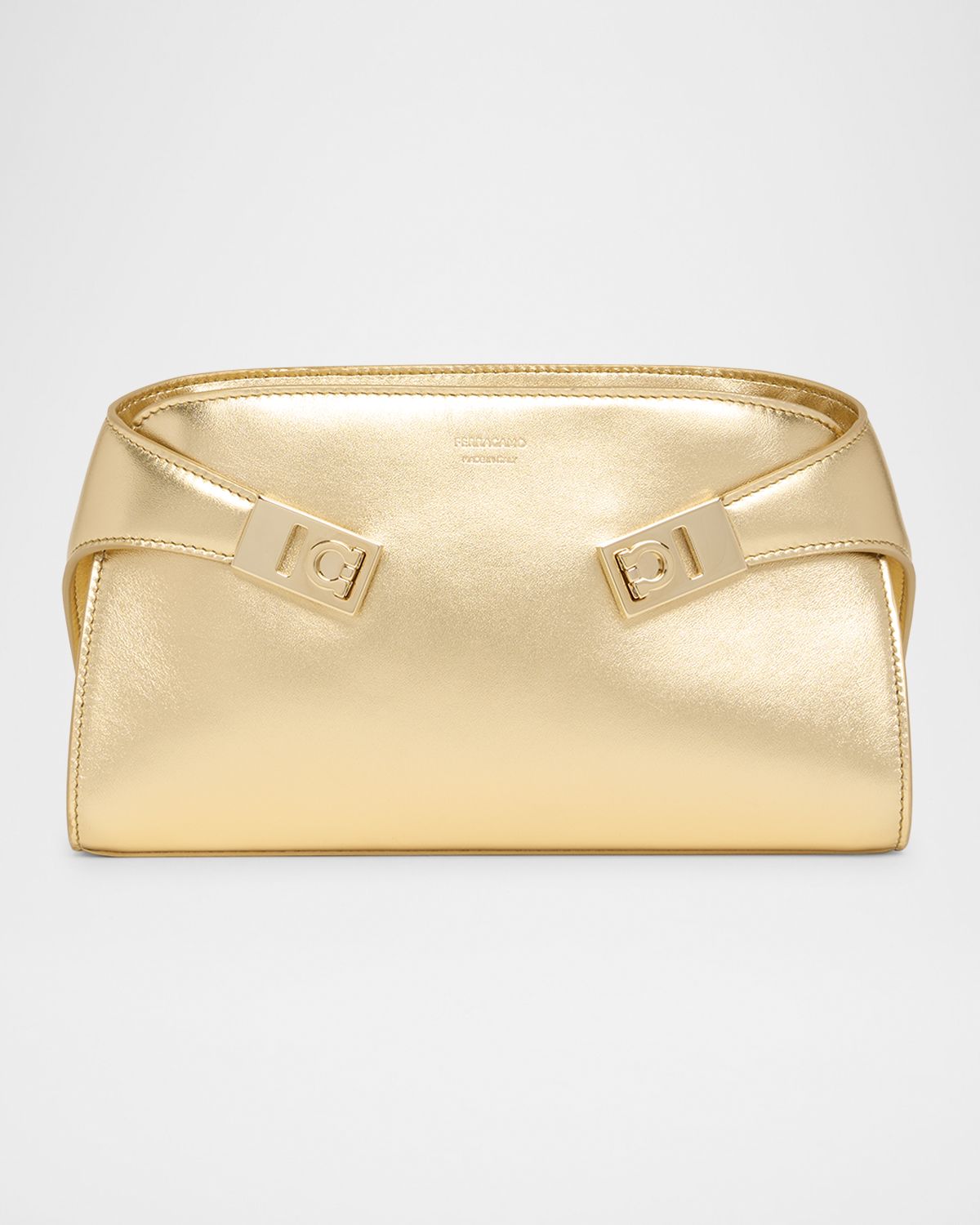 Ferragamo Mini Hug Metallic Crossbody Bag
