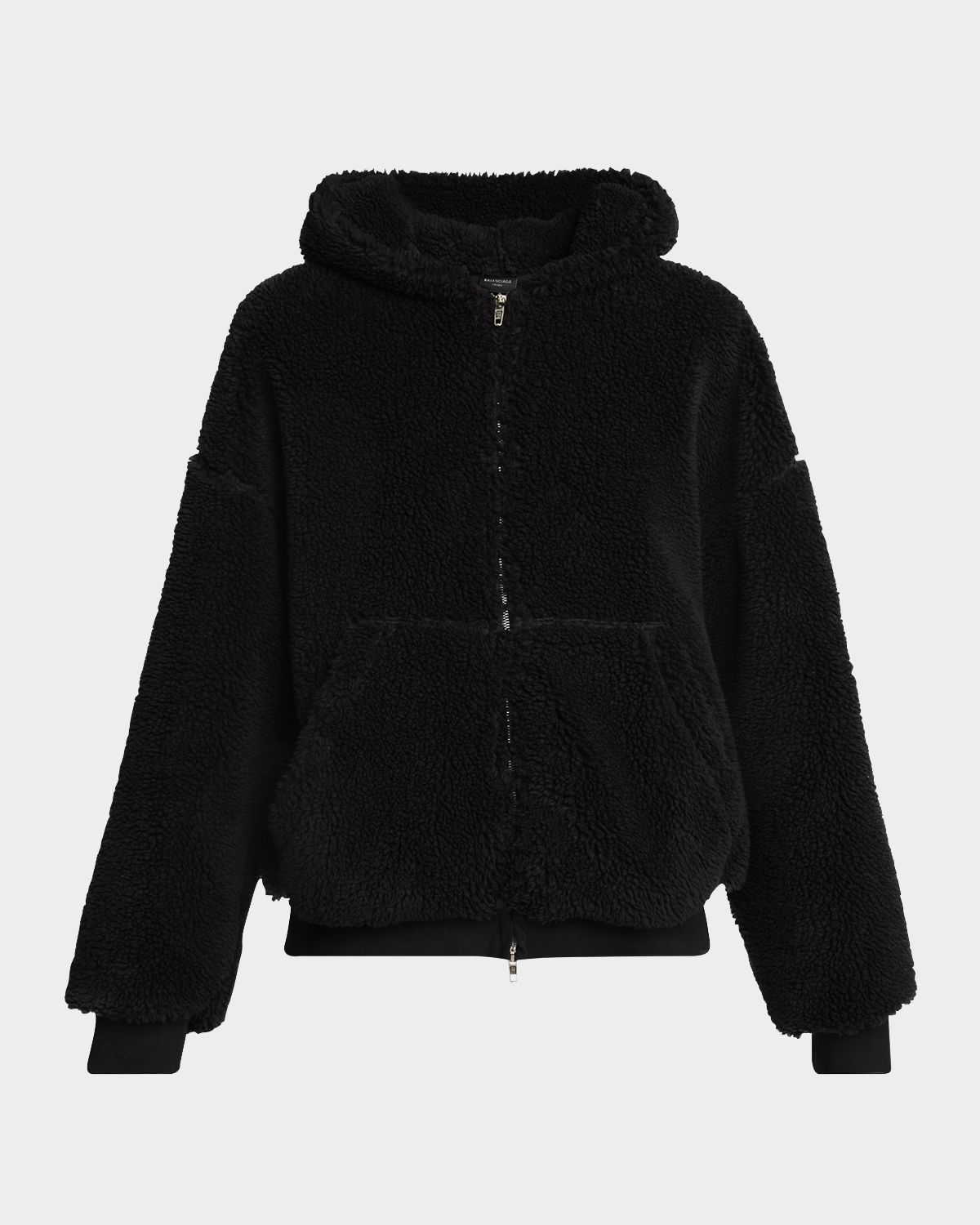 Balenciaga Outerwear Zip Up Hoodie