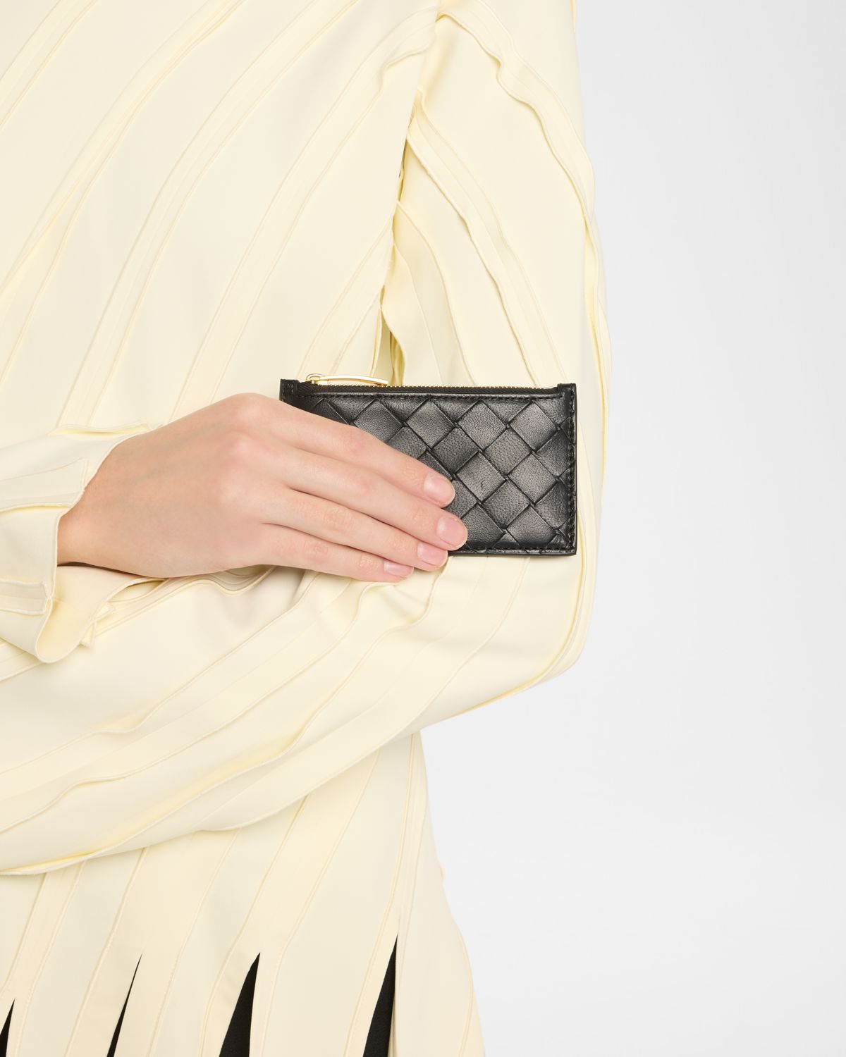 Bottega Veneta Zip Leather Card Case