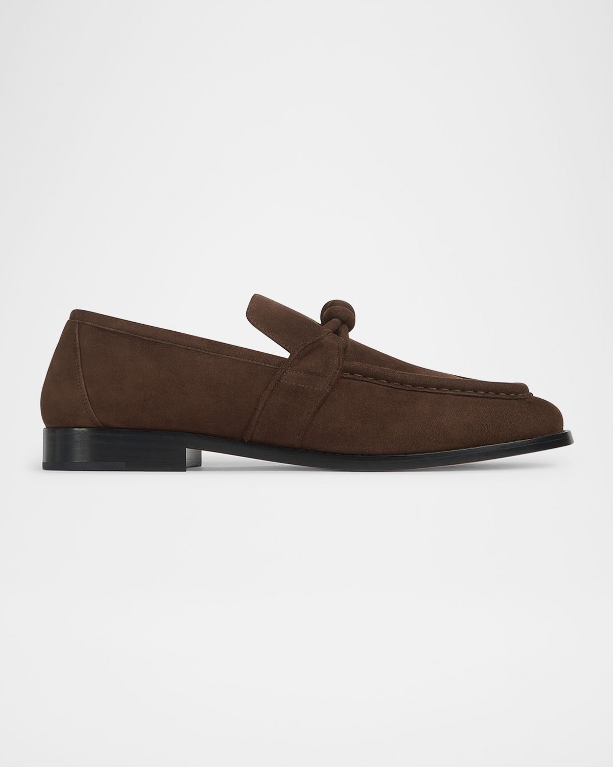 Bottega Veneta Men 's Astaire Suede Knot Loafers | Thumbnail 7 Bottega Veneta Men 's Astaire Suede Knot Loafers | Thumbnail 7