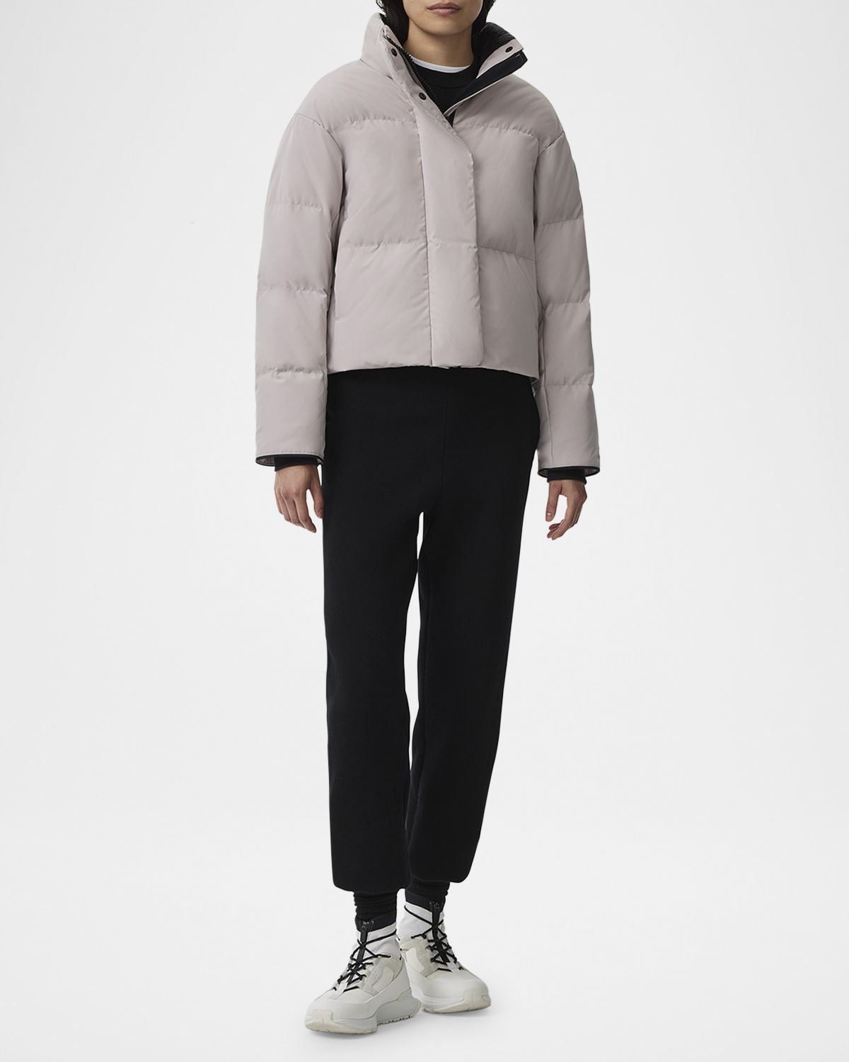 Canada Goose Grandview Cropped Jacket Black Label