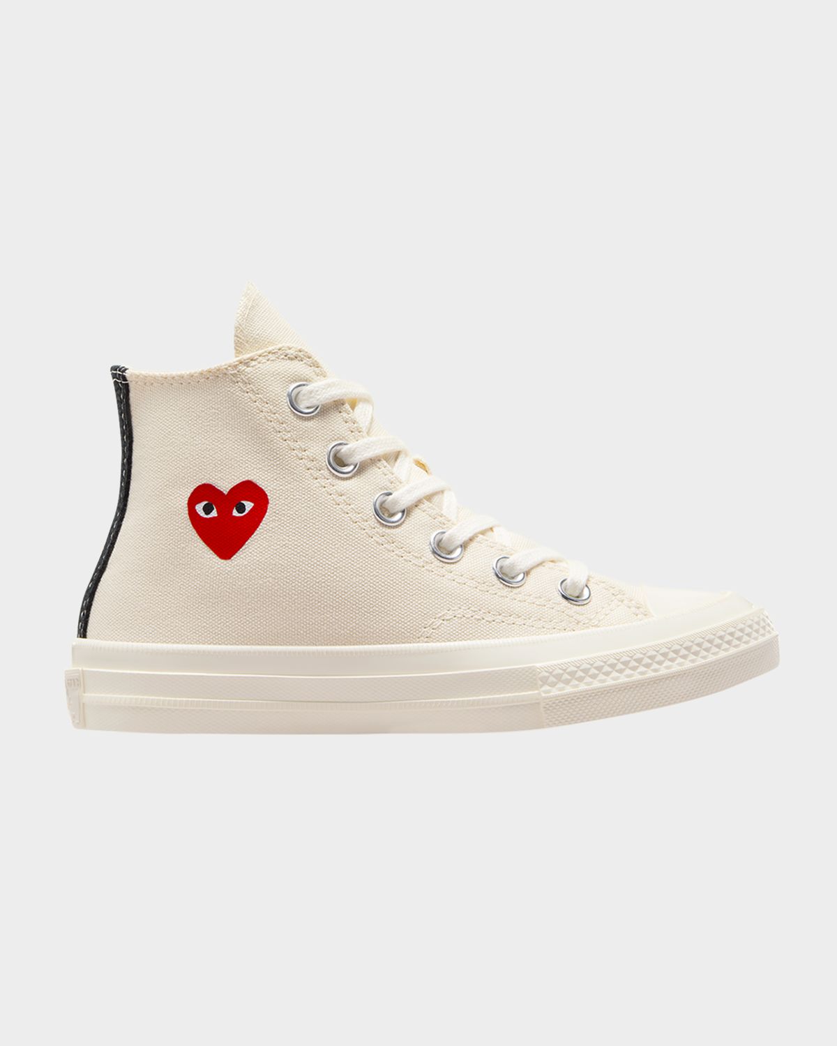 Comme des Garcons x PLAY High Top Sneakers W/ Red Heart, Toddlers/Kids | Thumbnail 4 Comme des Garcons x PLAY High Top Sneakers W/ Red Heart, Toddlers/Kids | Thumbnail 4