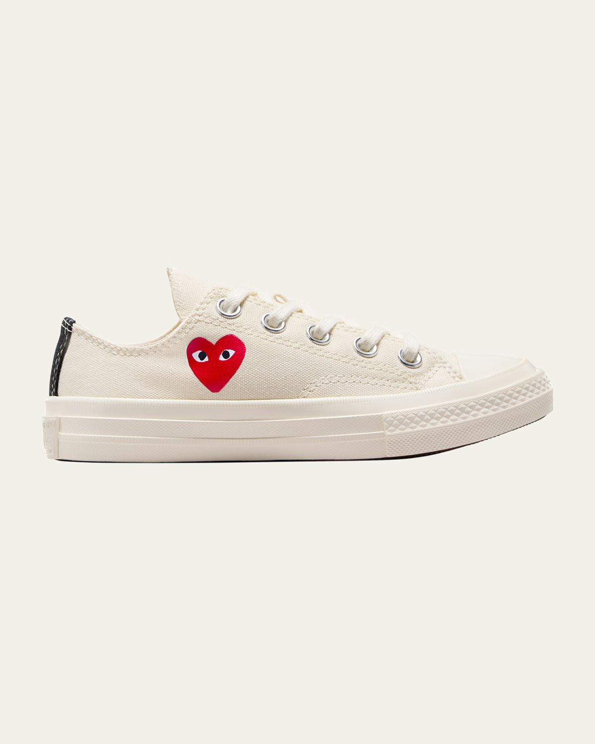 Comme des Garcons x PLAY Low Top Sneakers W/ Red Heart, Toddlers/Kids | Thumbnail 5 Comme des Garcons x PLAY Low Top Sneakers W/ Red Heart, Toddlers/Kids | Thumbnail 5