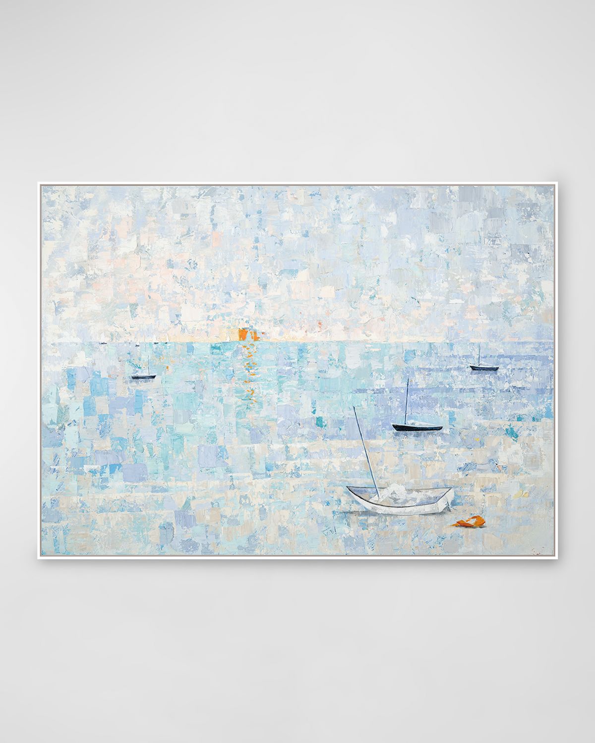 RFA Fine Art "Pastel Harbor" Hand-Embellished Giclee by Lisa Cuscuna | Thumbnail 3 RFA Fine Art "Pastel Harbor" Hand-Embellished Giclee by Lisa Cuscuna | Thumbnail 3
