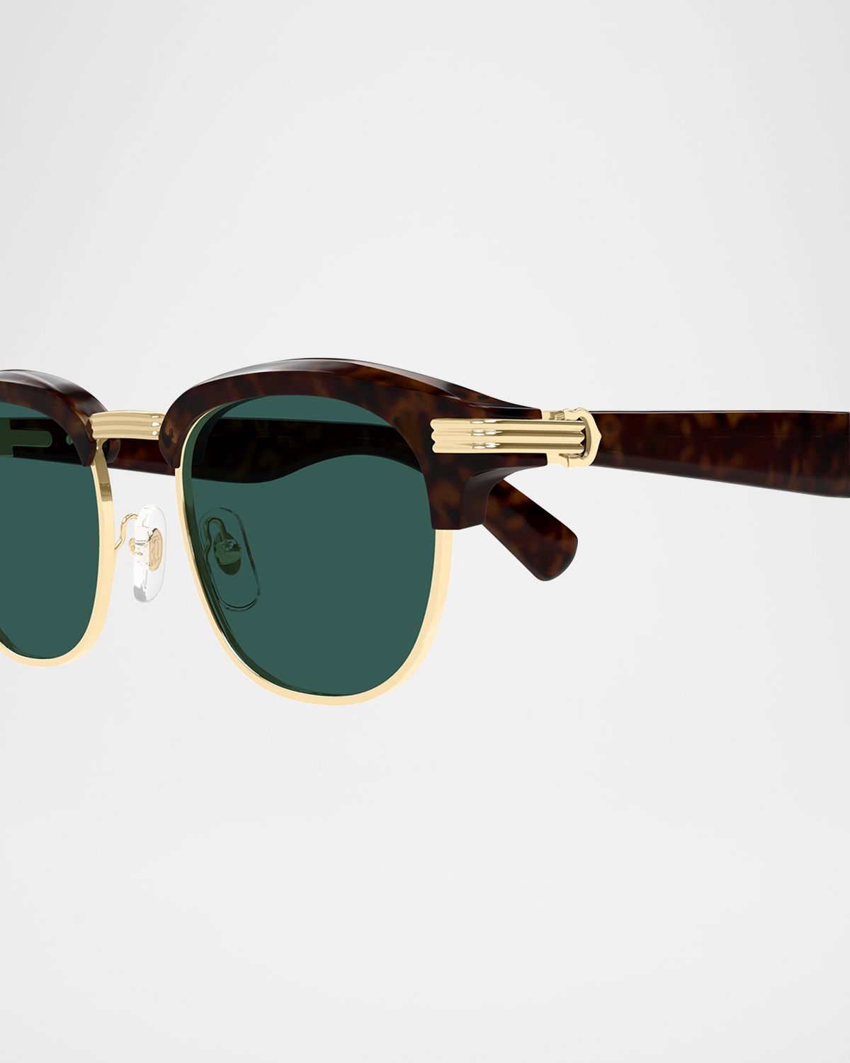 Cartier Men 's Round Two-Tone Sunglasses