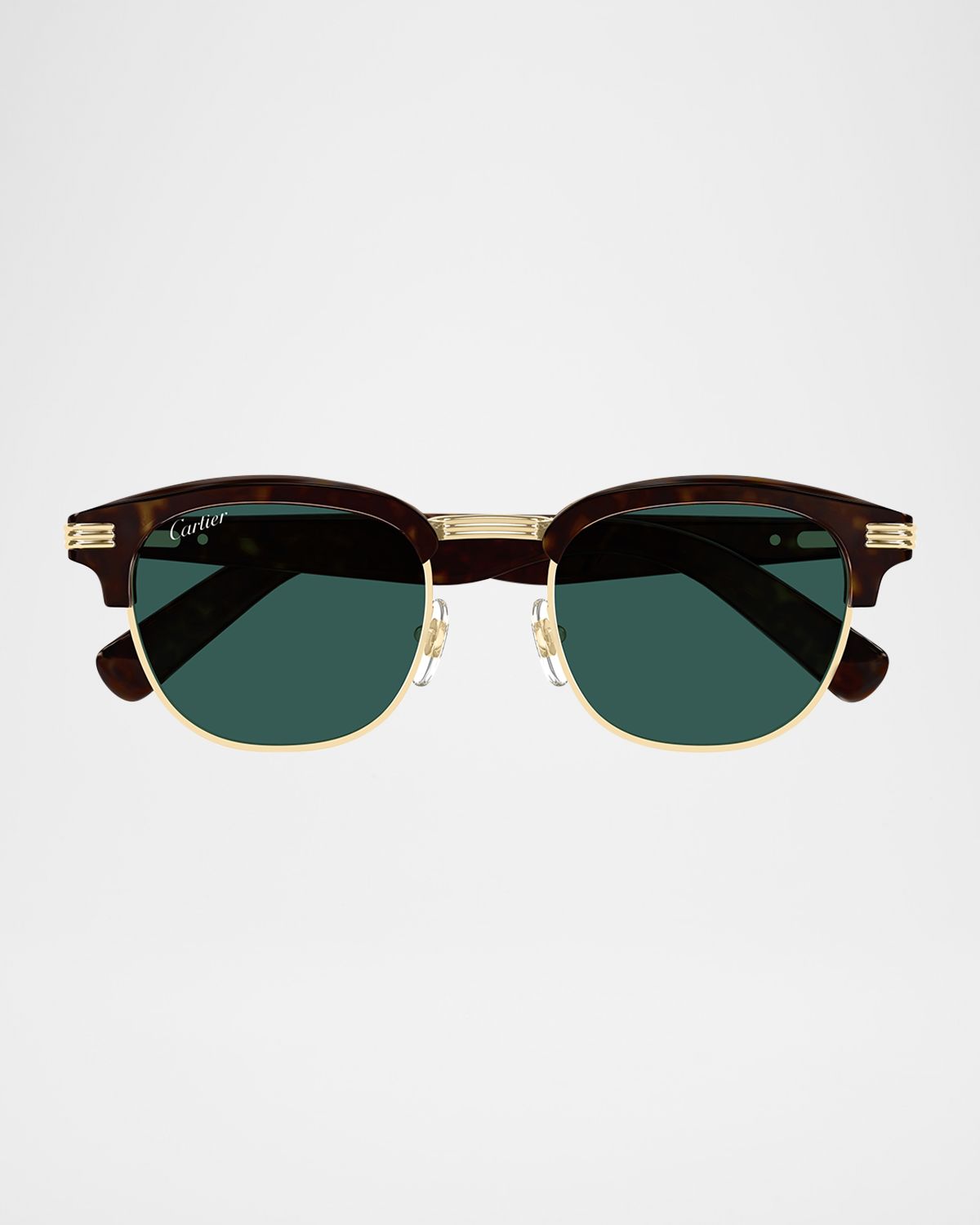 Cartier Men 's Round Two-Tone Sunglasses