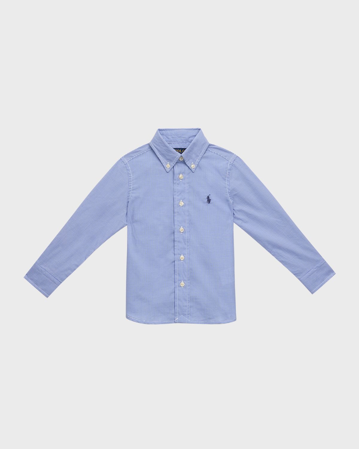 Polo Ralph Lauren Boy 's Broadcloth Button Down Shirt, Size 2-7