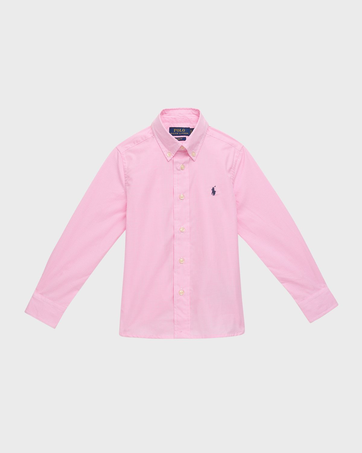 Polo Ralph Lauren Boy 's Broadcloth Button Down Shirt, Size 2-7
