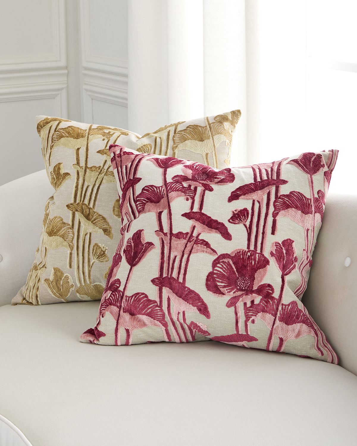 D.V. KAP Home Vanity Poppy Decorative Pillow, 24" Square | Thumbnail 4 D.V. KAP Home Vanity Poppy Decorative Pillow, 24" Square | Thumbnail 4