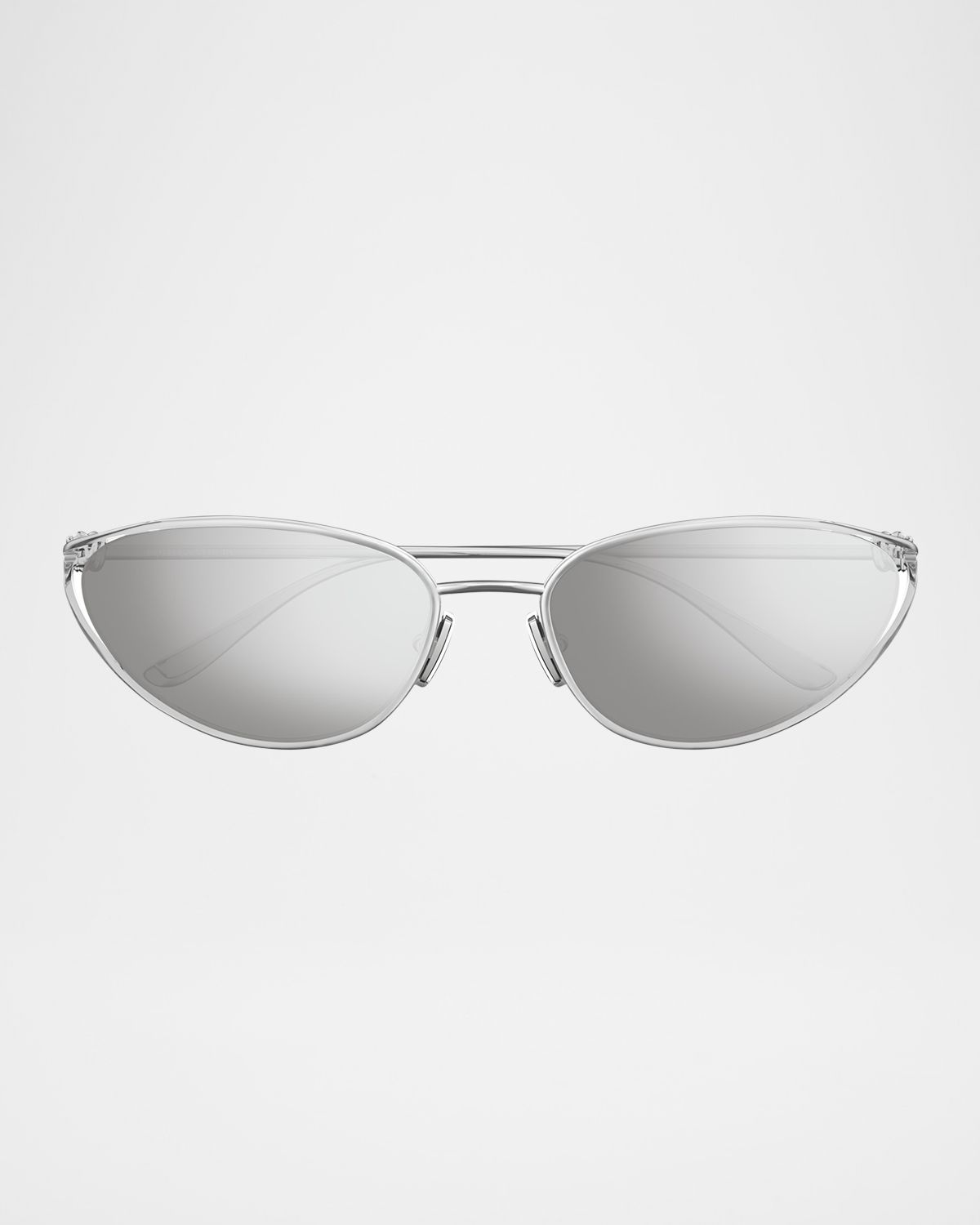 Bottega Veneta Knot Metal Cat-Eye Sunglasses