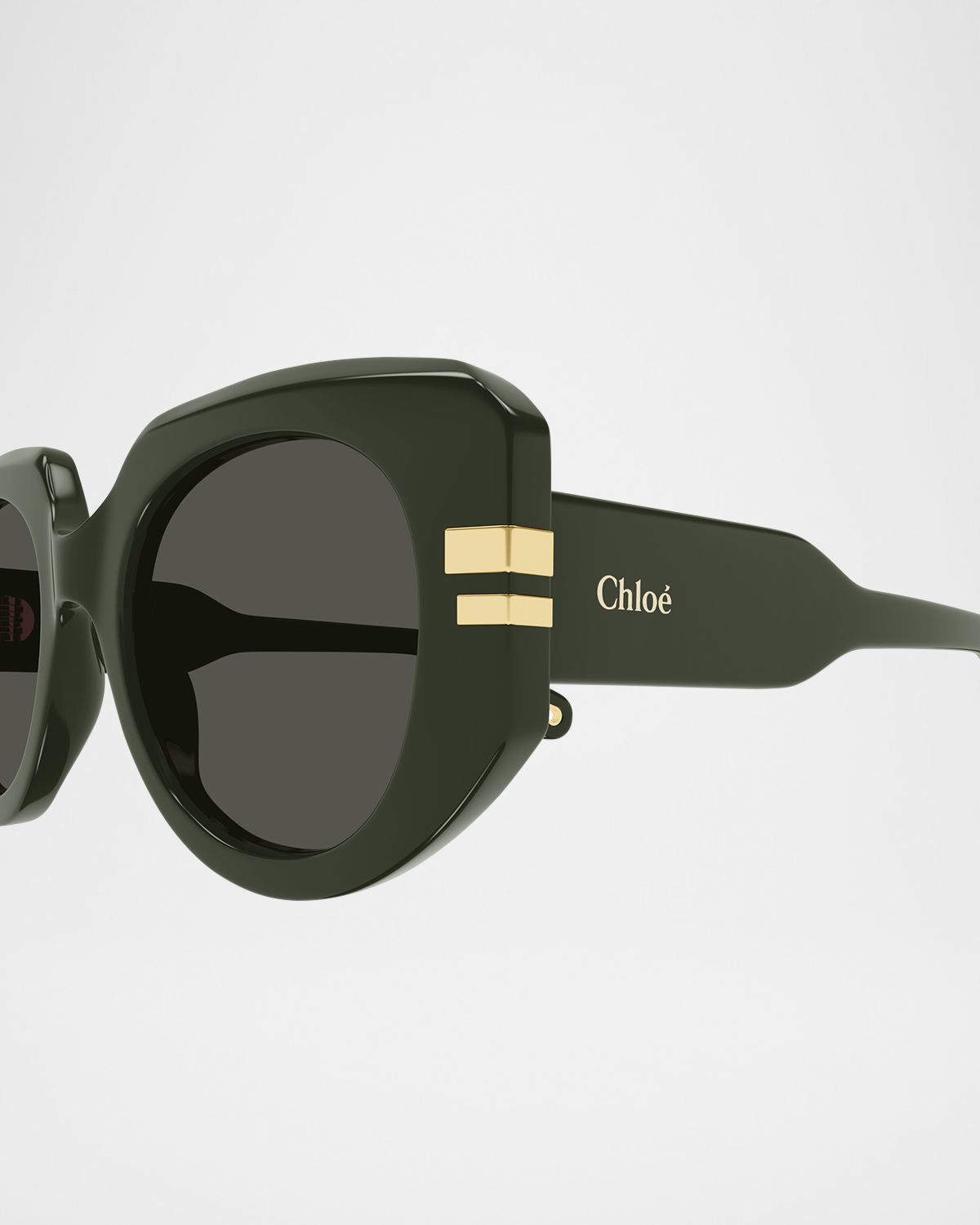 Chloe Marcie Oversized Acetate Square Sunglasses