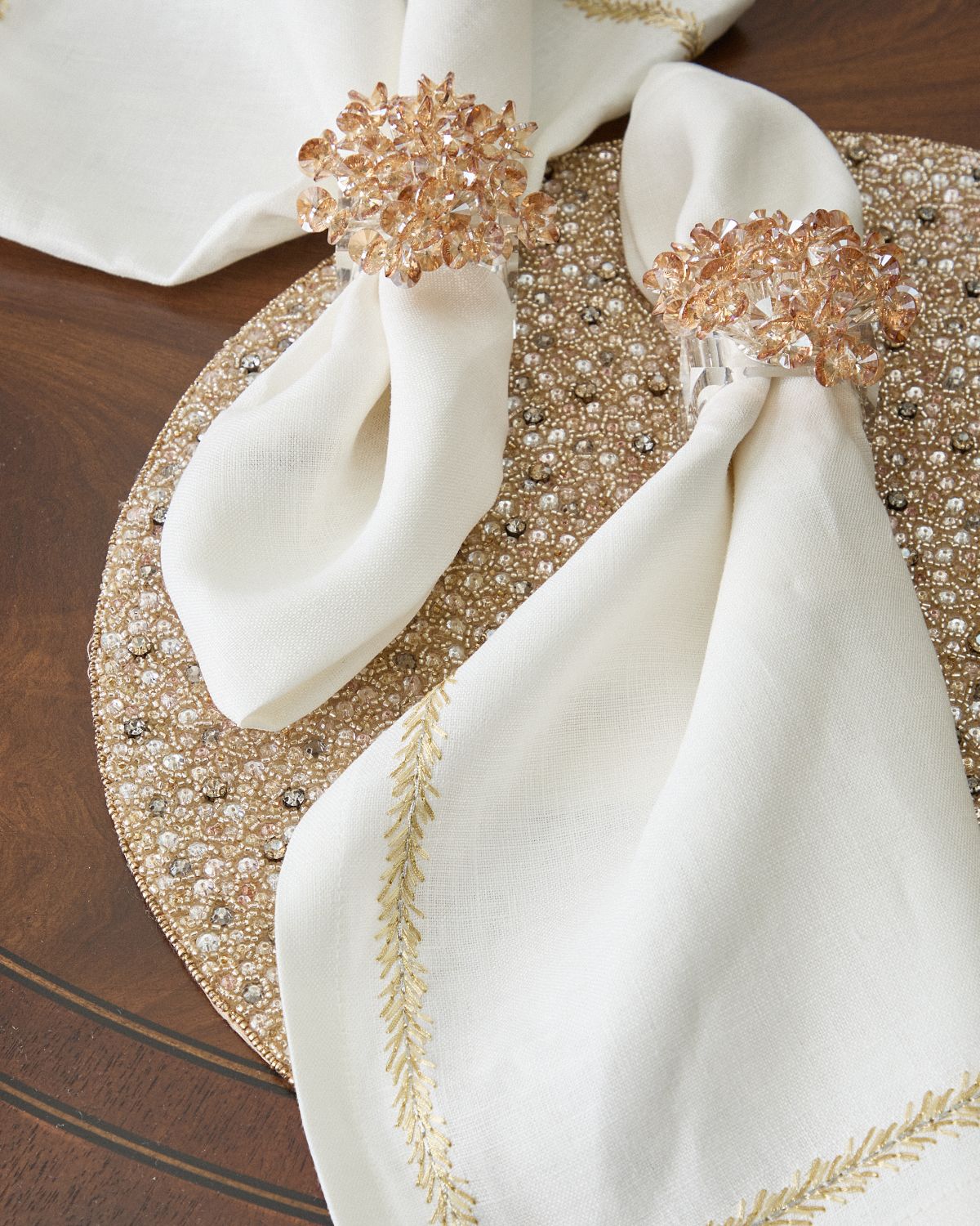 Kim Seybert Rapture Beaded Placemat