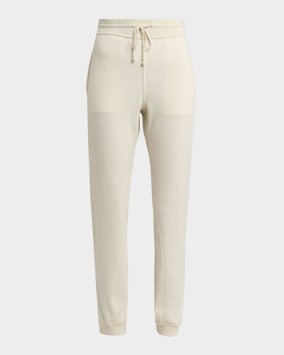 Loro Piana Cocooning Raw Cashmere Fleece Jogger Pants