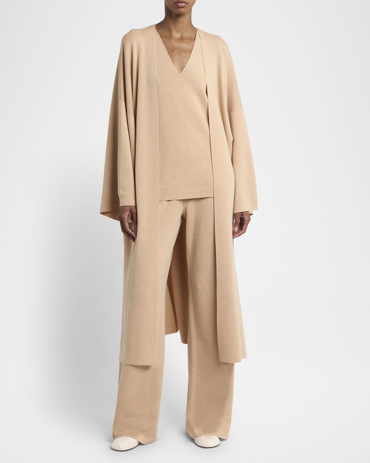Loro Piana Cocooning Delicate Cashmere-Silk Cardigan