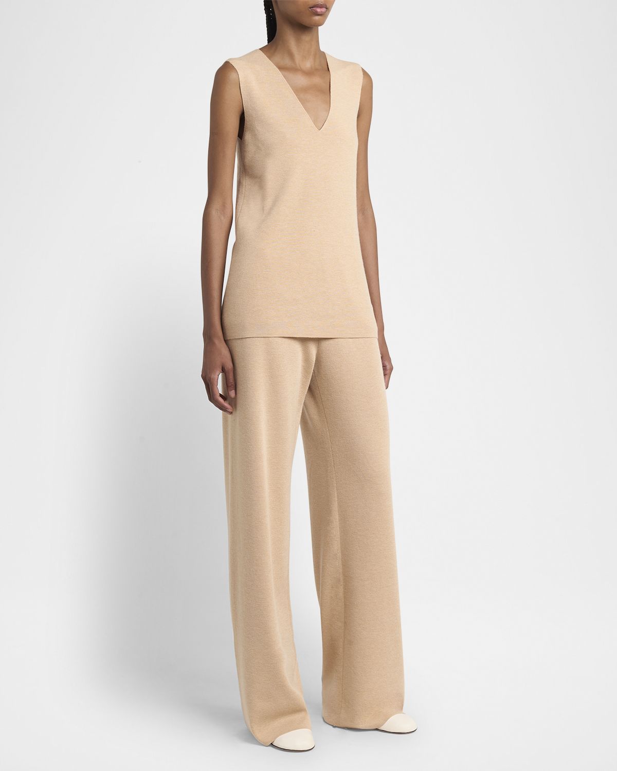 Loro Piana Cocooning Delicate Cashmere-Silk Tank Top