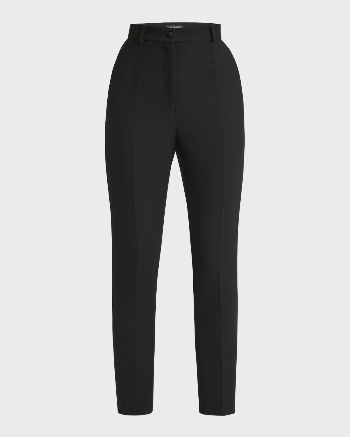 Dolce & Gabbana Straight-Leg Ankle Tuxedo Pants